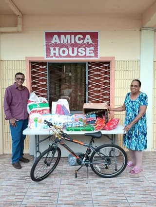 A new bicycle for Amica House